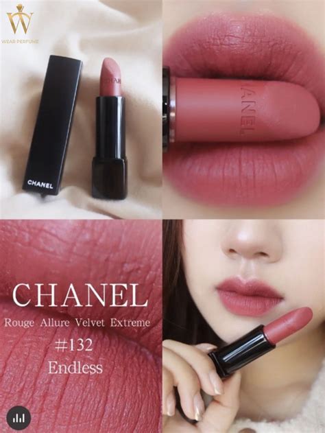 132 endless chanel|Chanel Endless (132) Rouge Allure Velvet Extreme Review.